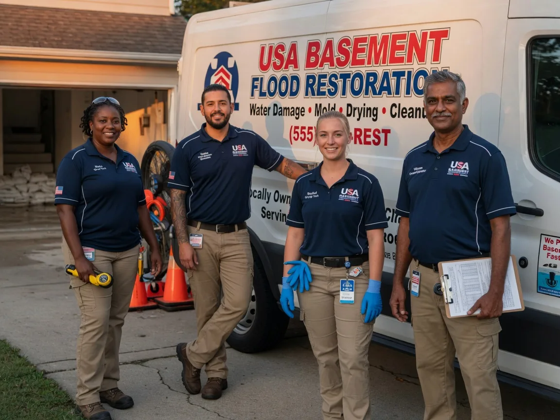 Basement Flood Cleanup company in New Sweden, ME